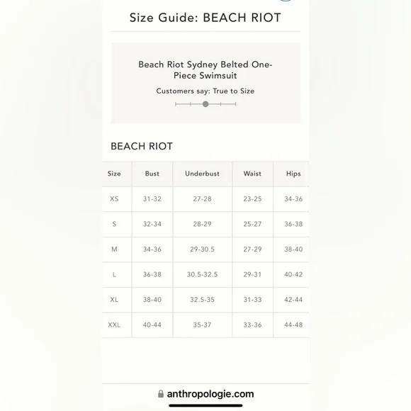 🆕 Anthropologie X Beach Riot Sydney Belted One-Piece Swimsuit in Red